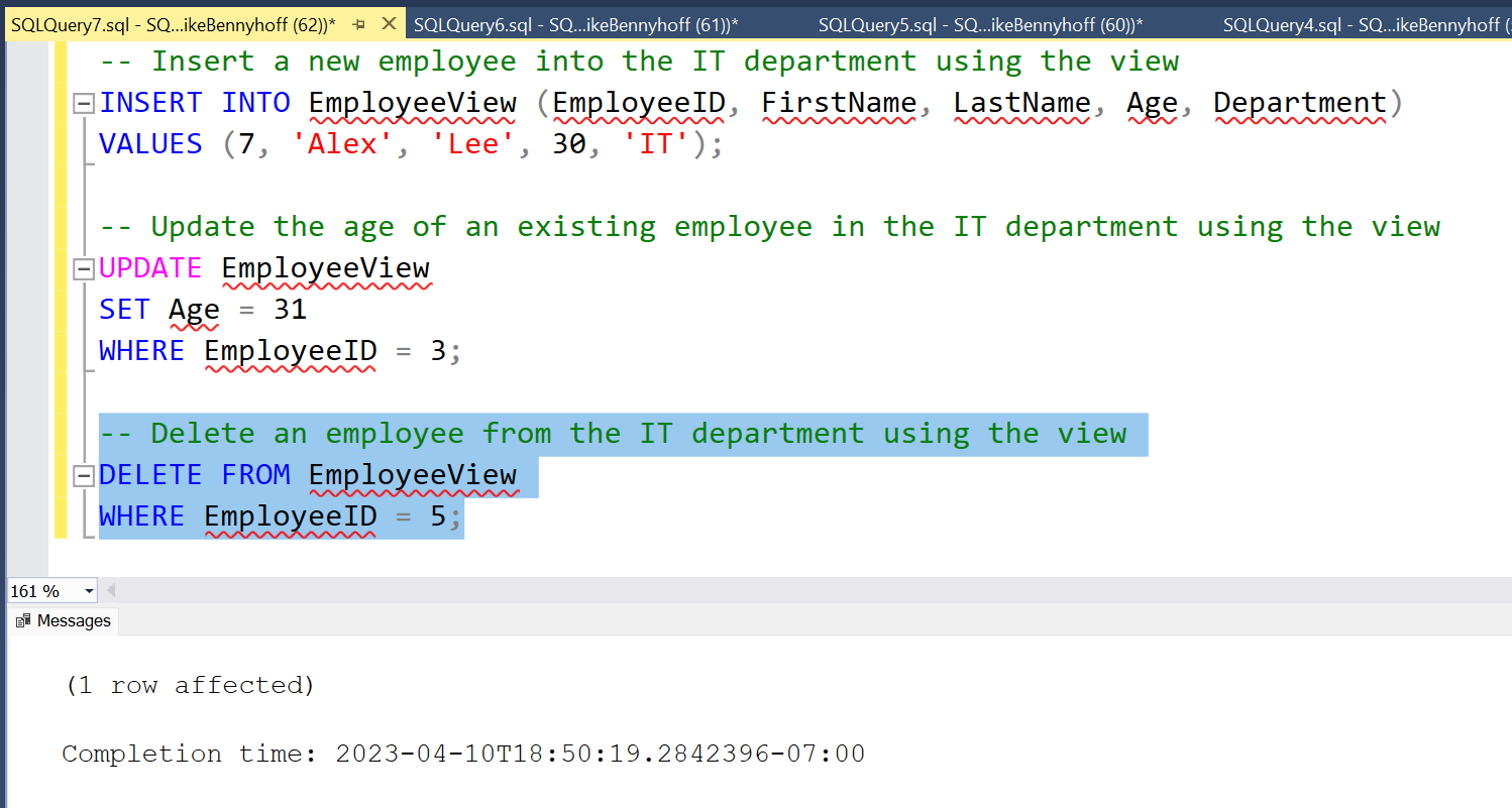 Views in SQL Server - BPS-Corp