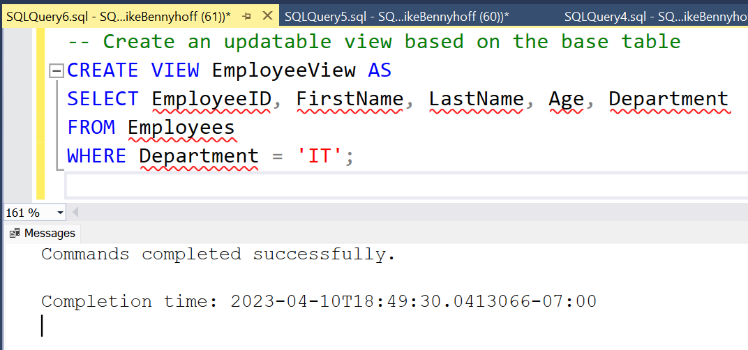 Views in SQL Server - BPS-Corp